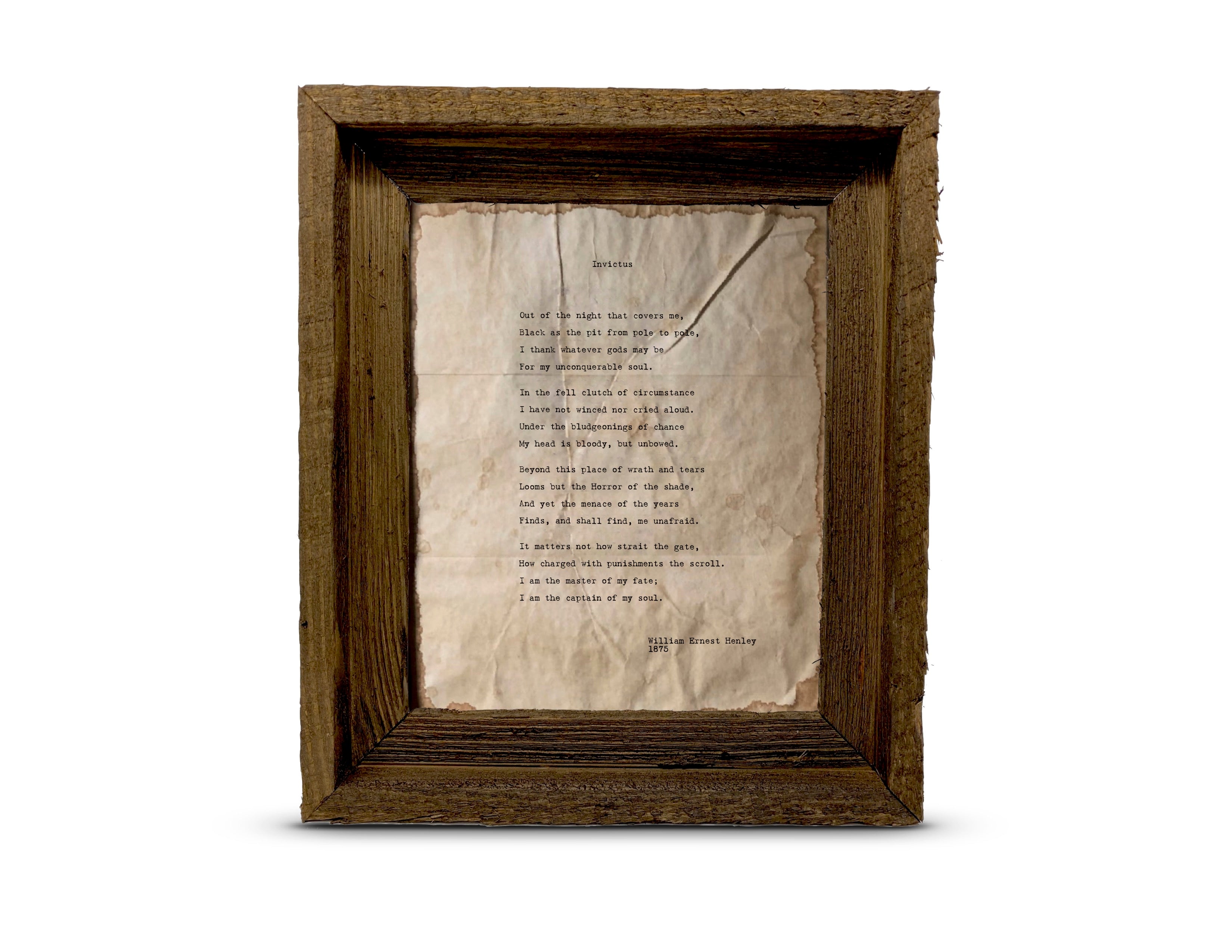 Invictus by William Ernest Henley