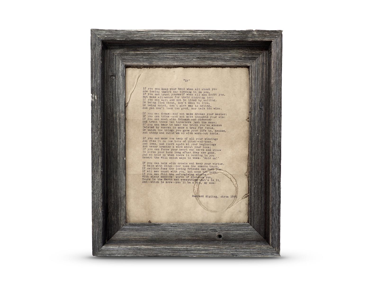 Annabel Lee by Edgar Allan Poe. Vintage poem print. Typewritten.