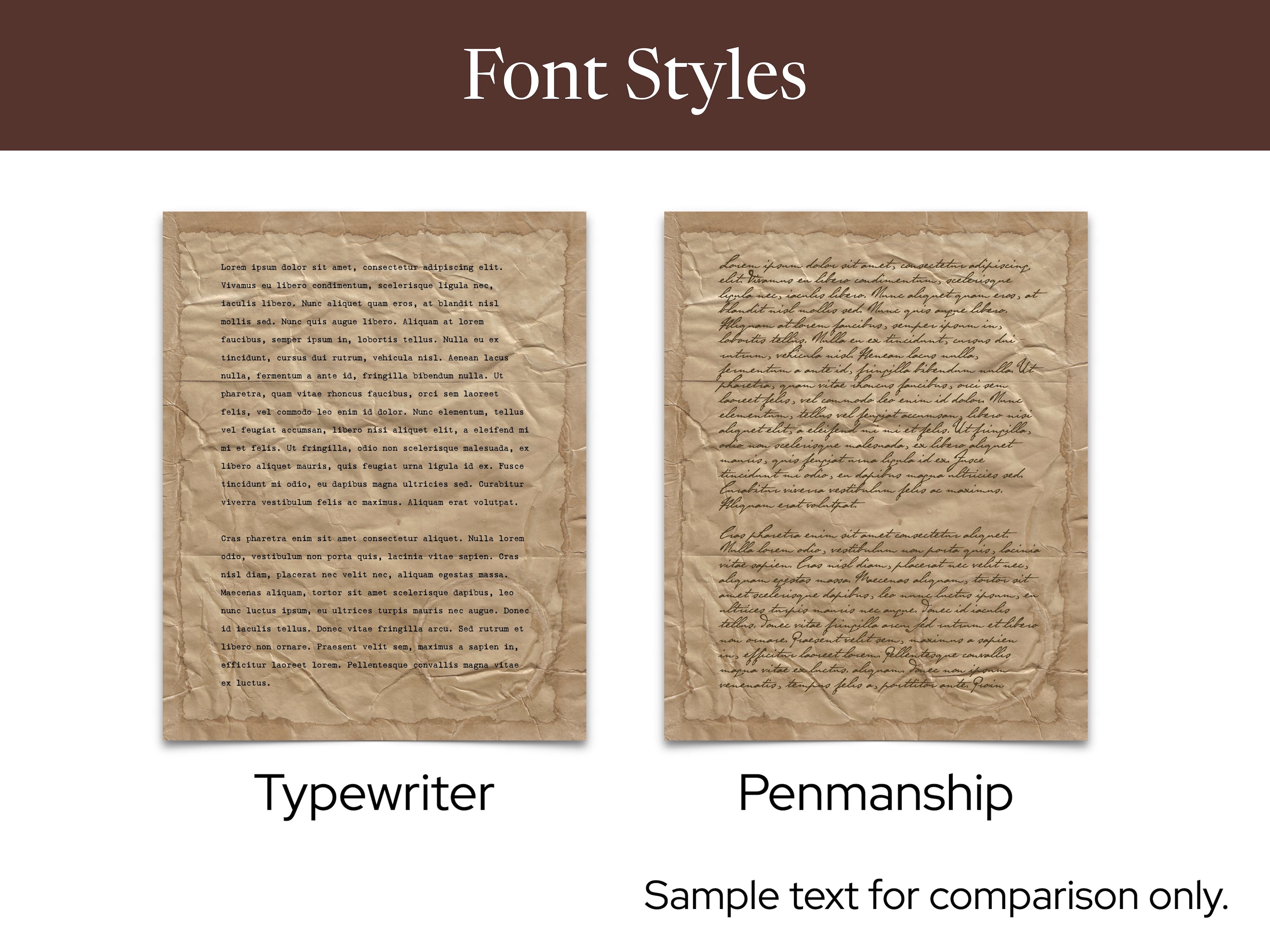 Handmade Aged Custom Poem, Quote, Book Page, Wedding Vows or Song Lyrics Print