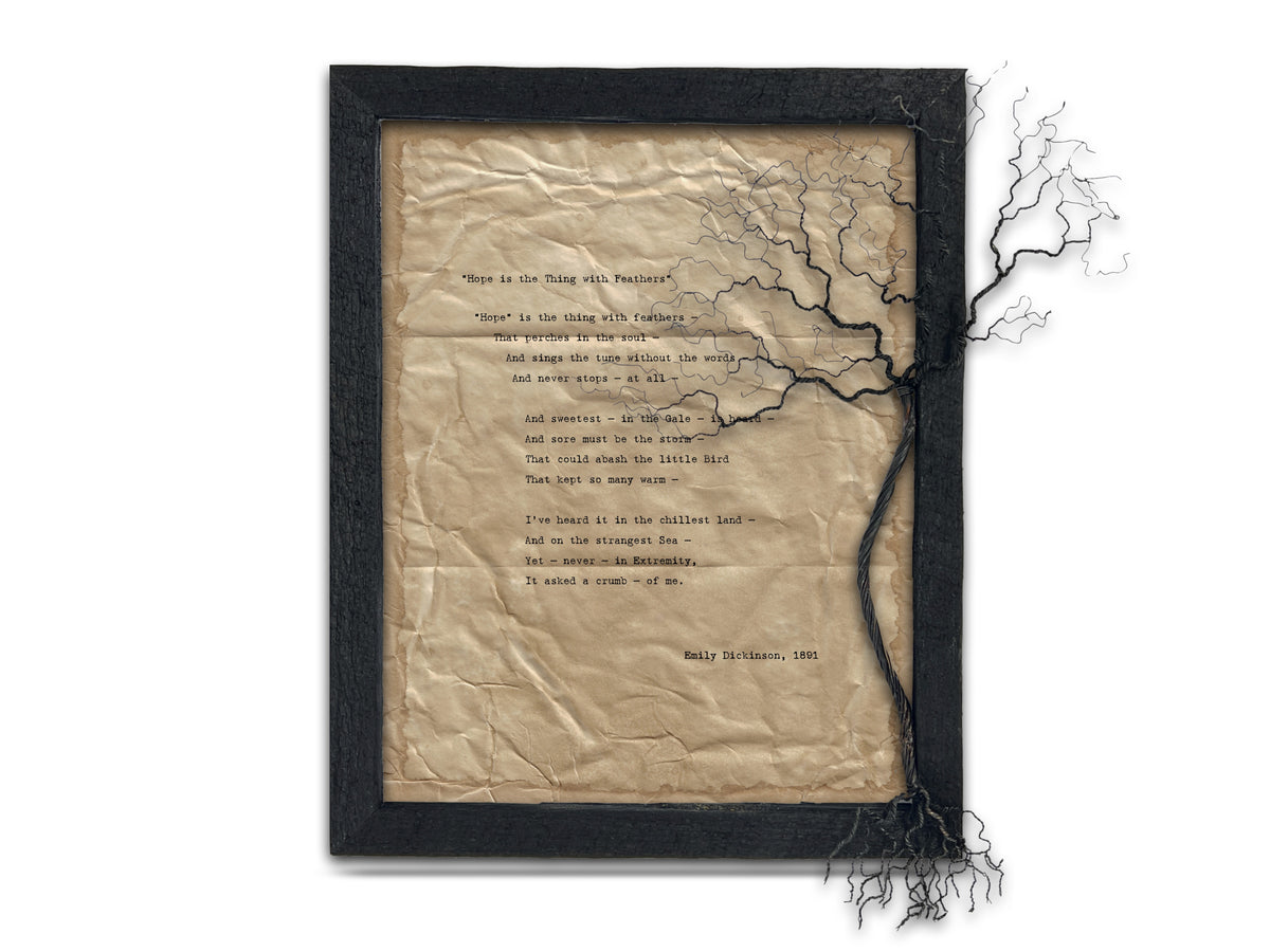 Hope is the thing with feathers by Emily Dickinson