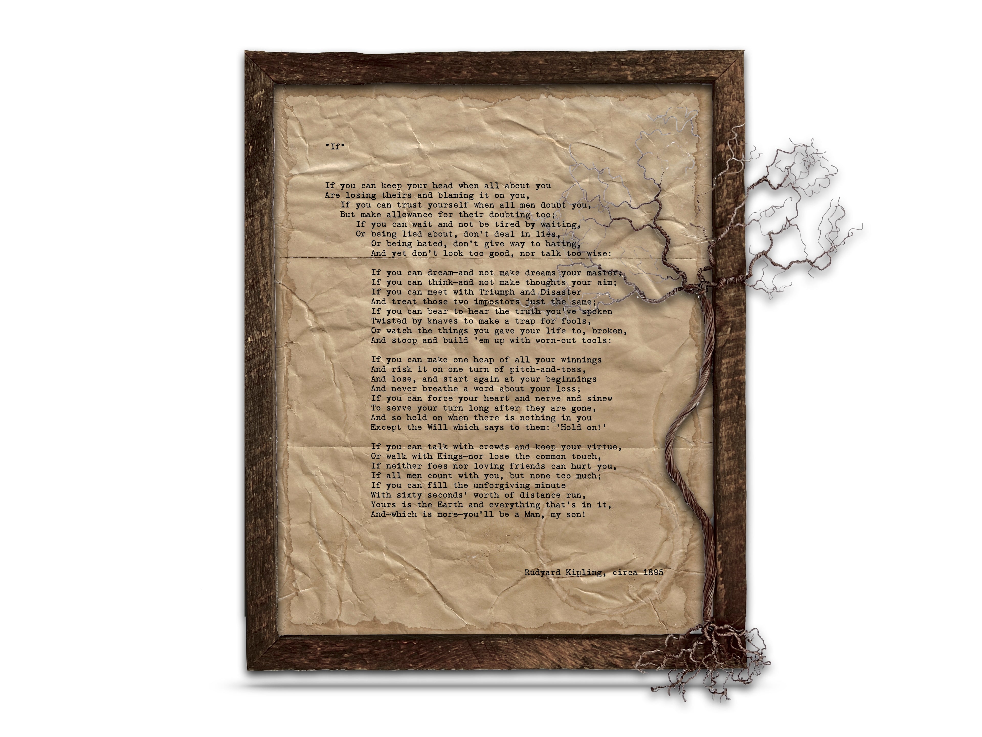 "If" by Rudyard Kipling