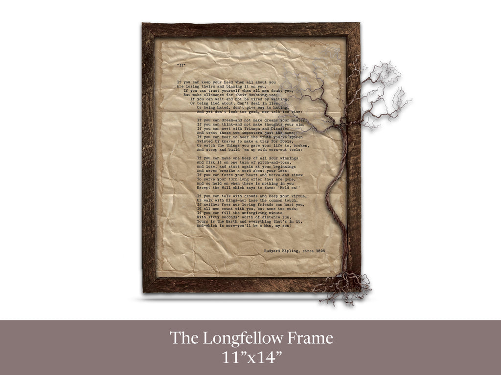 "If" by Rudyard Kipling