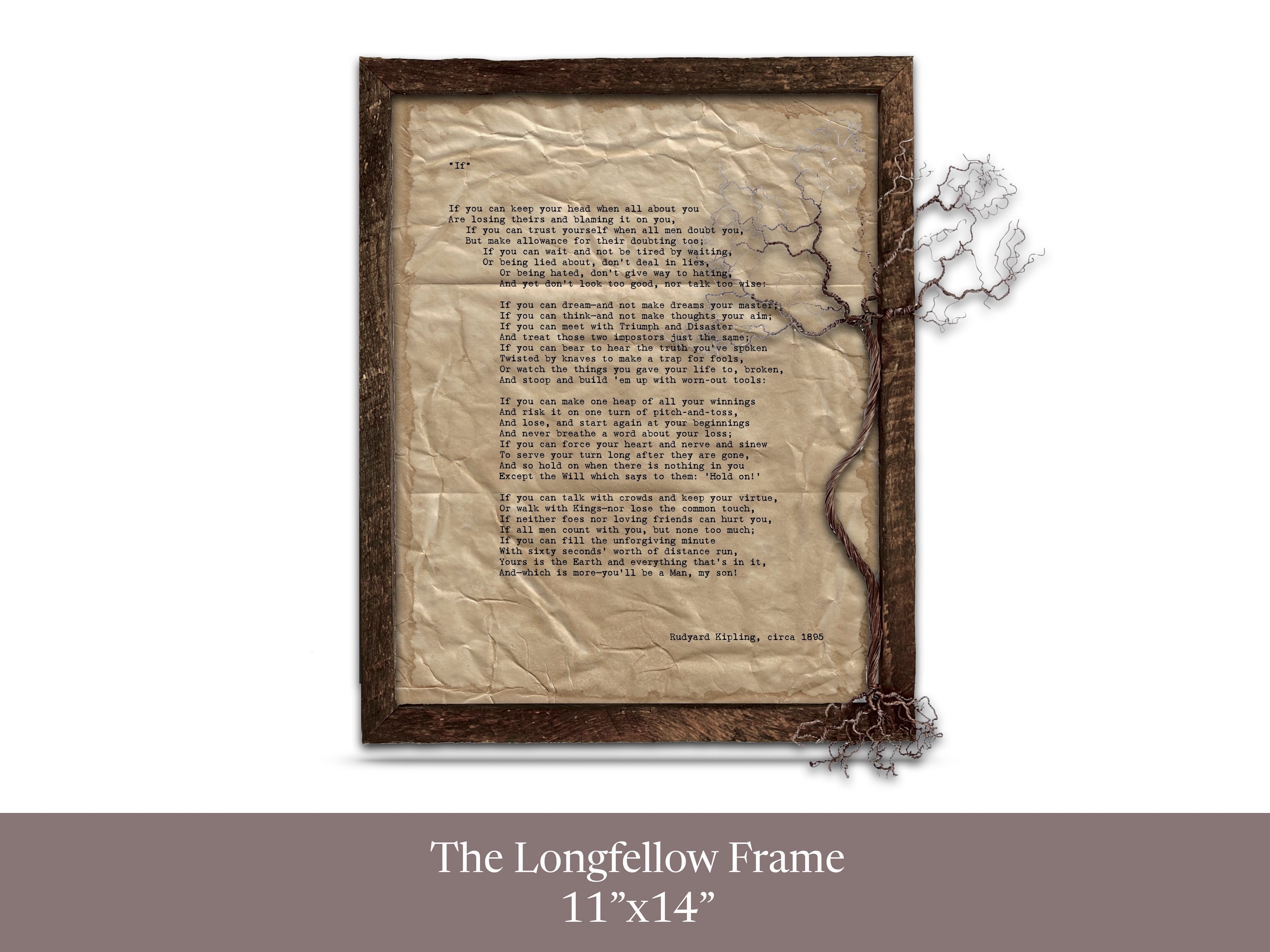 "If" by Rudyard Kipling