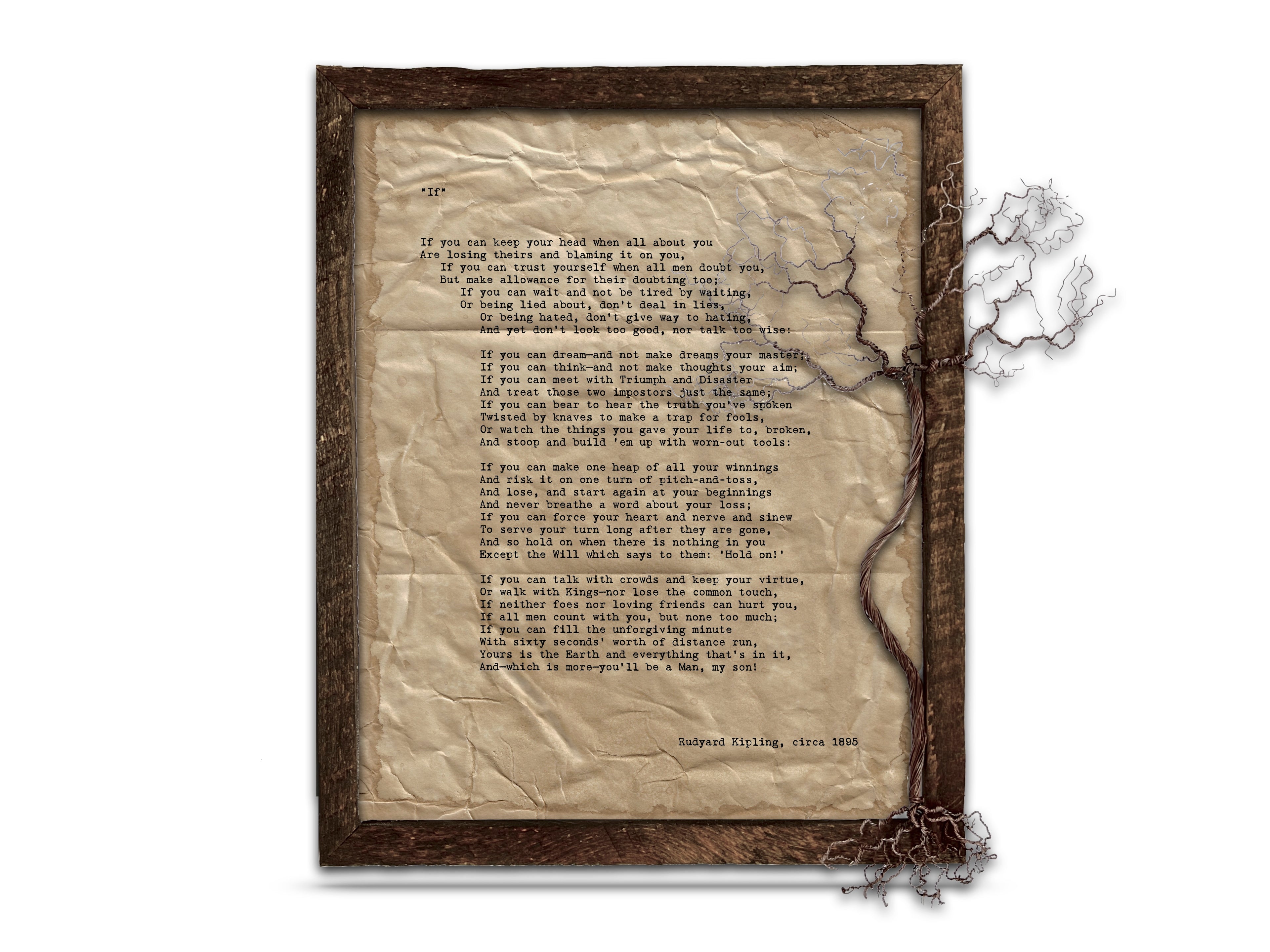 "If" by Rudyard Kipling