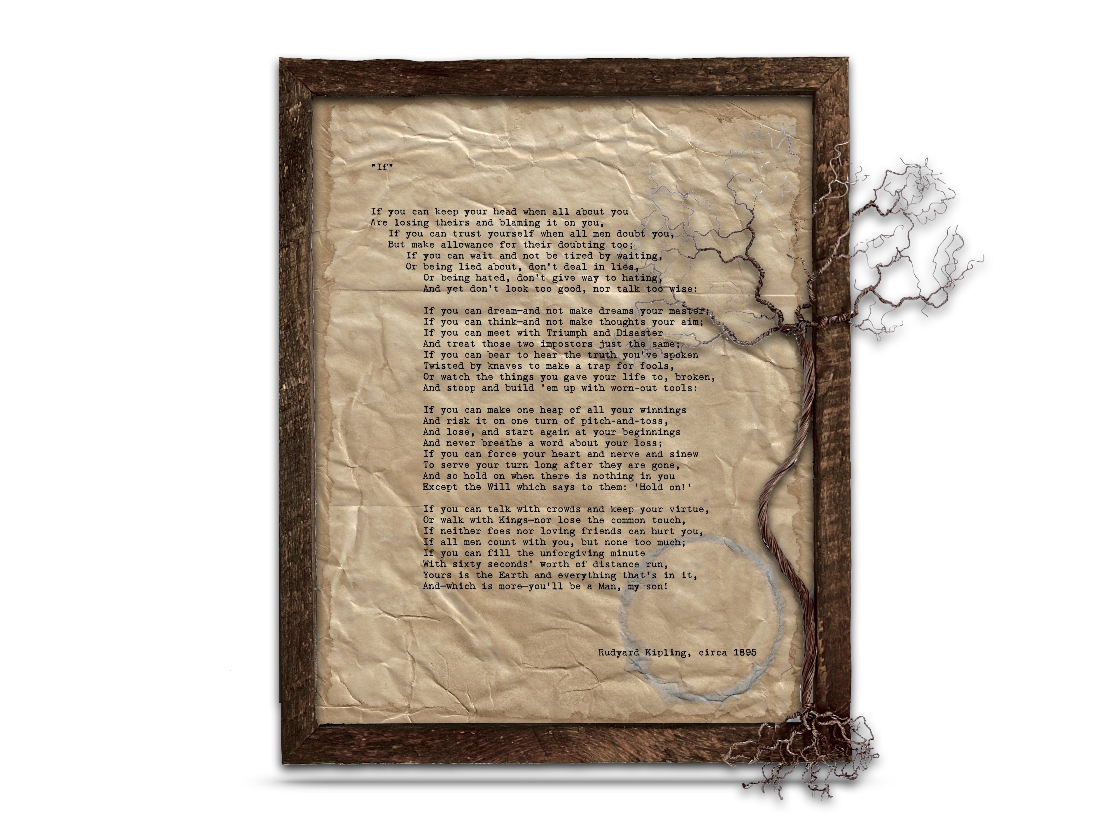 "If" by Rudyard Kipling