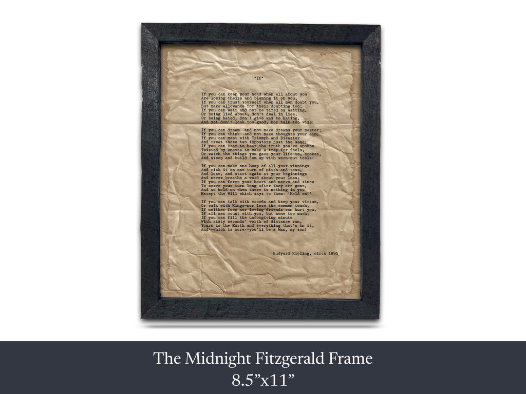 "If" by Rudyard Kipling