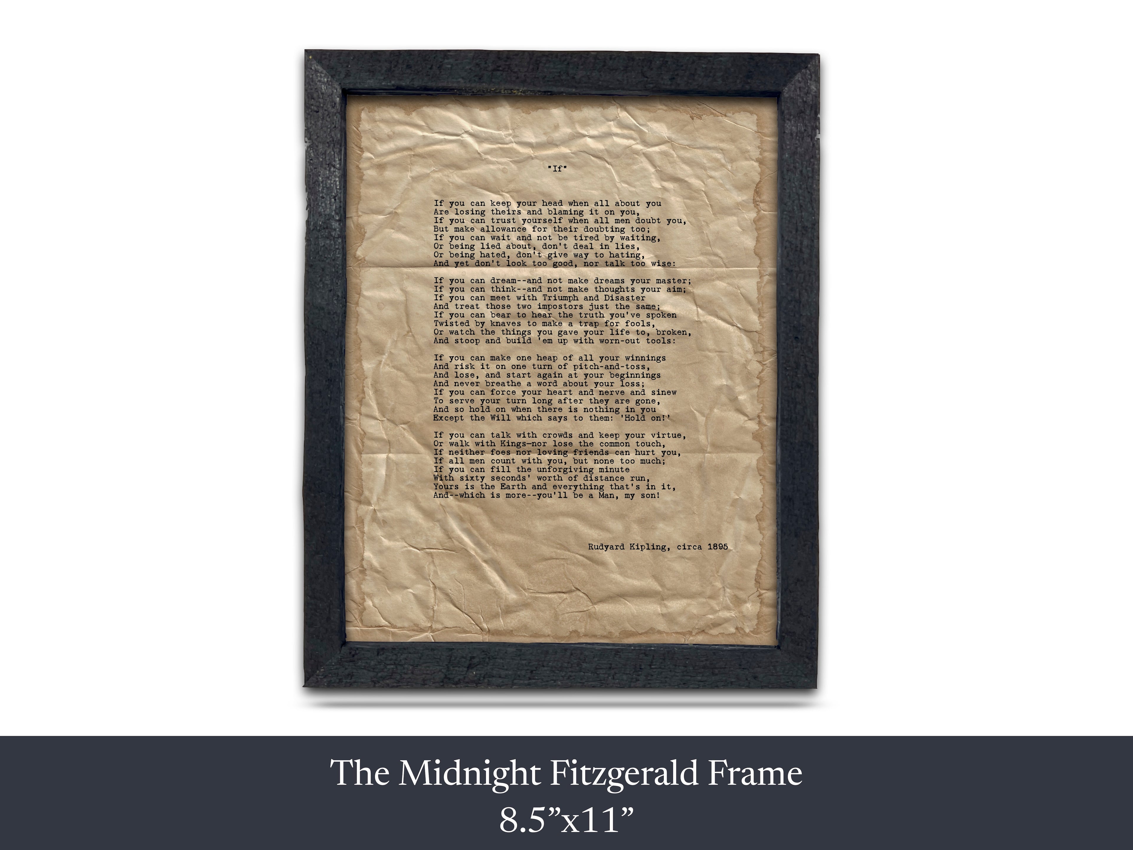 "If" by Rudyard Kipling