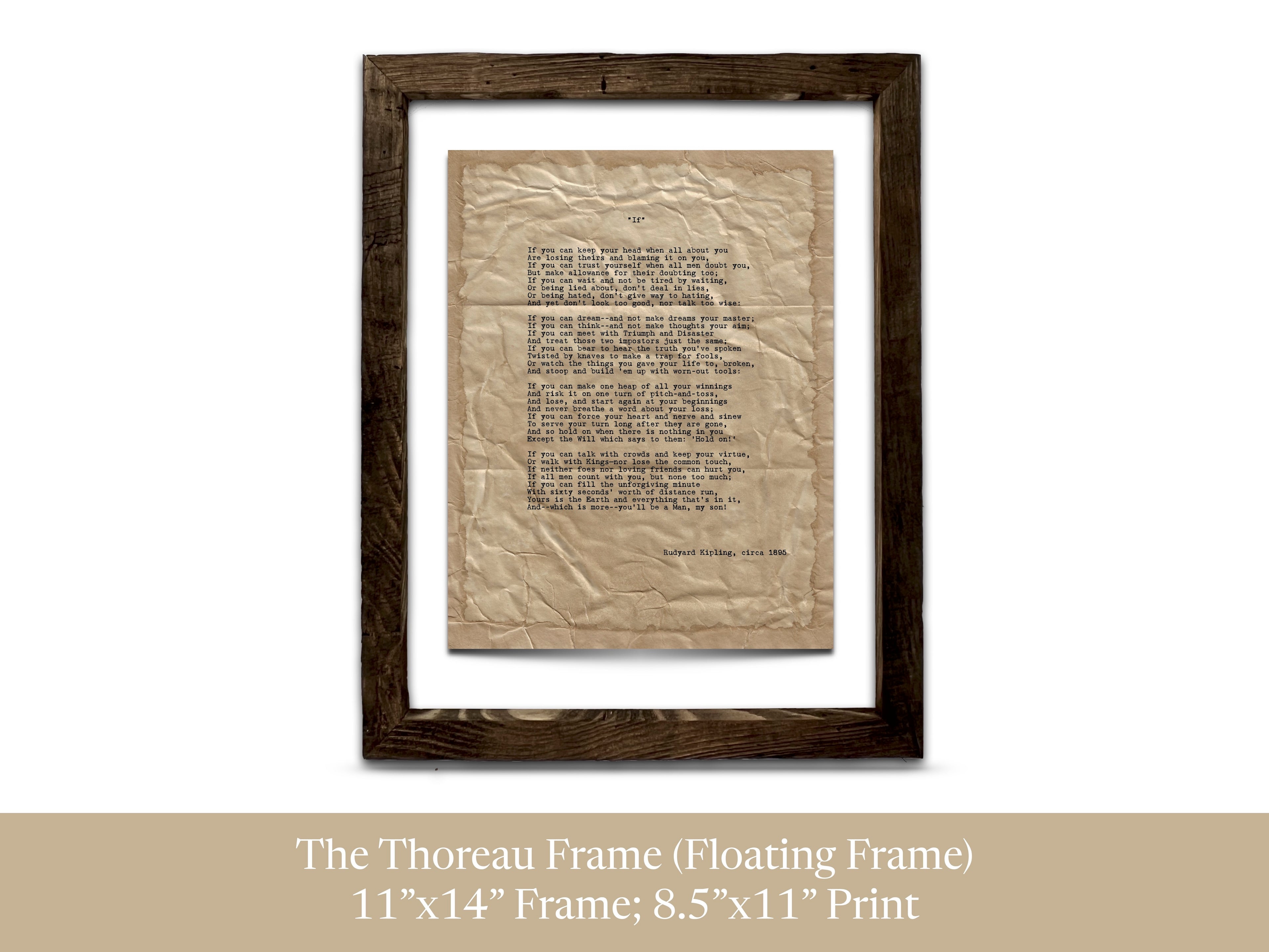 "If" by Rudyard Kipling