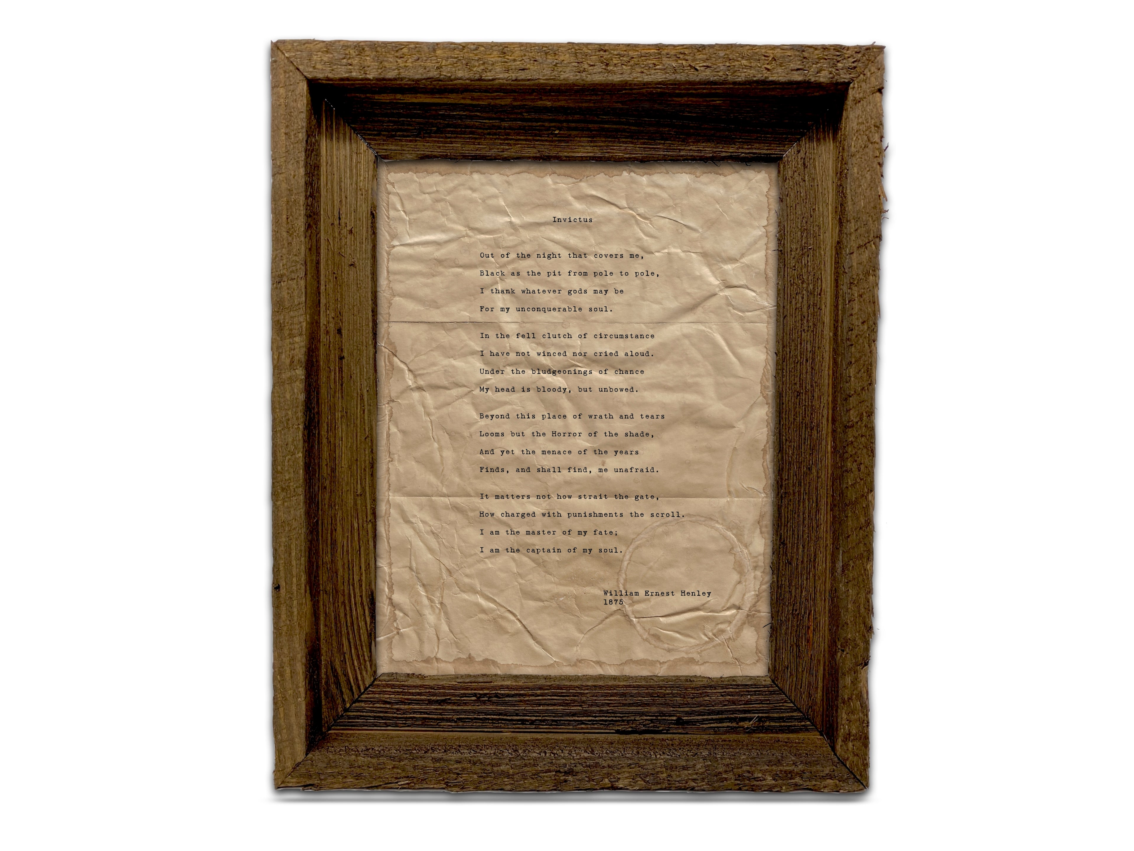 Invictus by William Ernest Henley