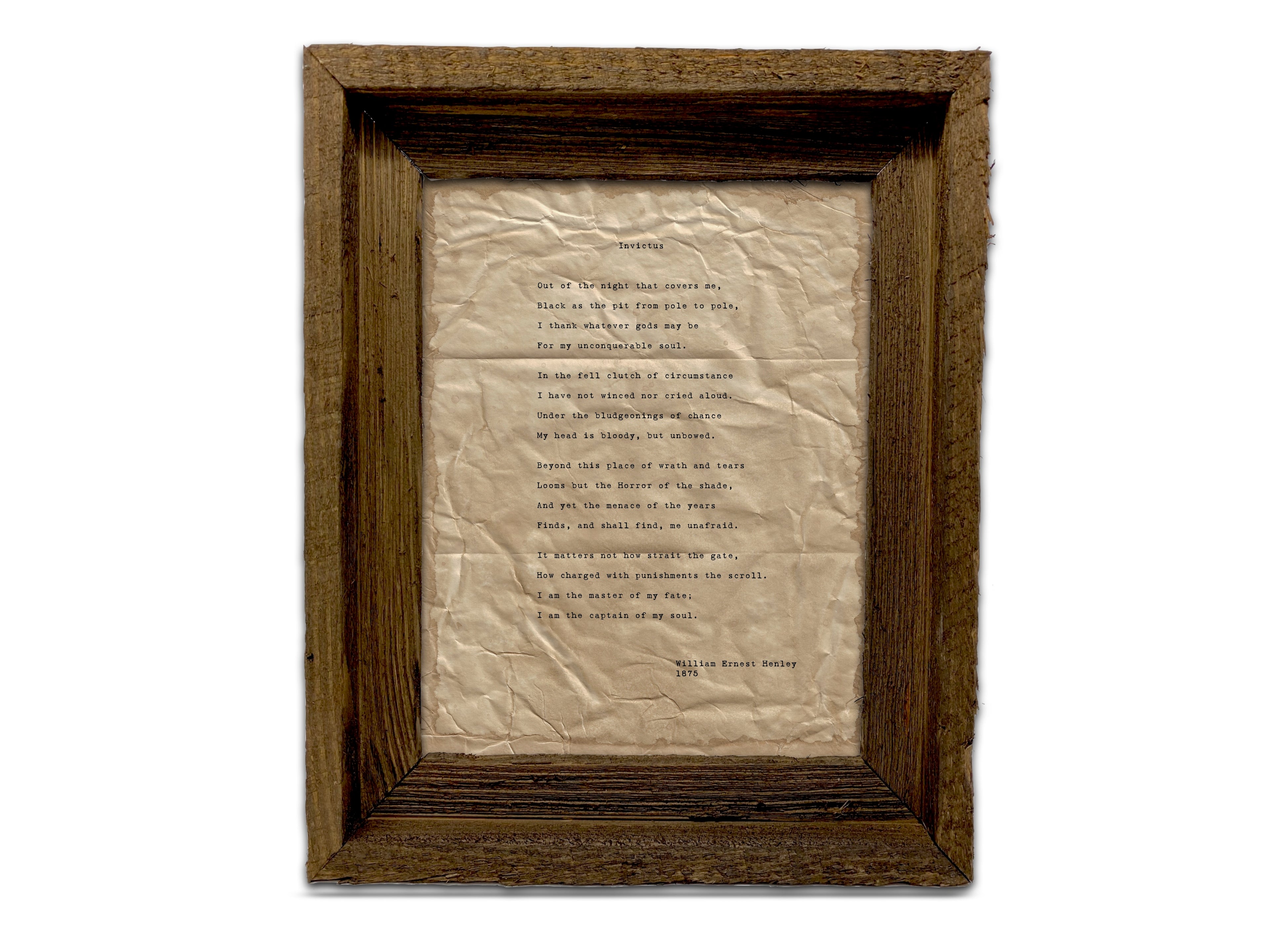 Invictus by William Ernest Henley