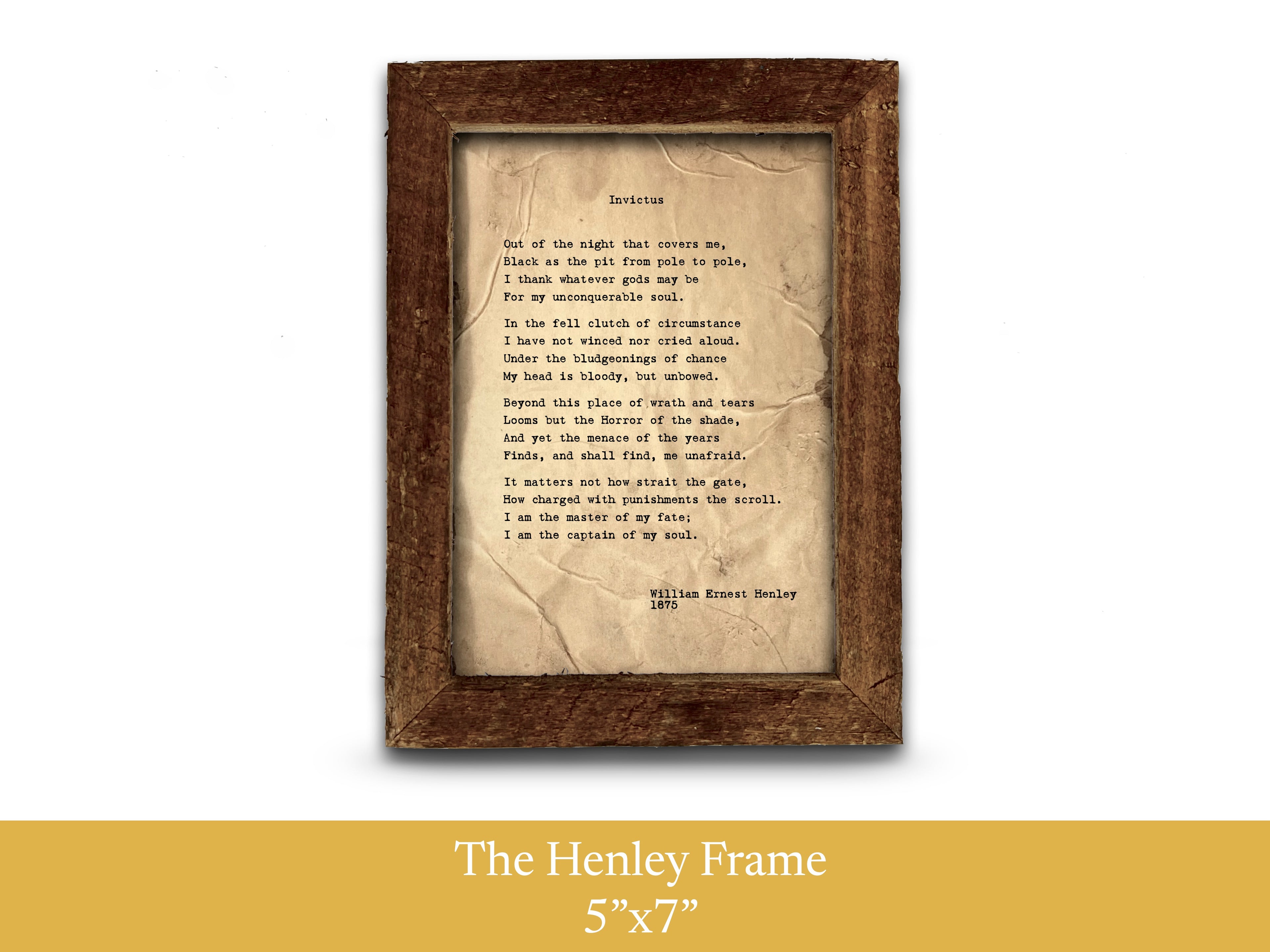 Invictus by William Ernest Henley