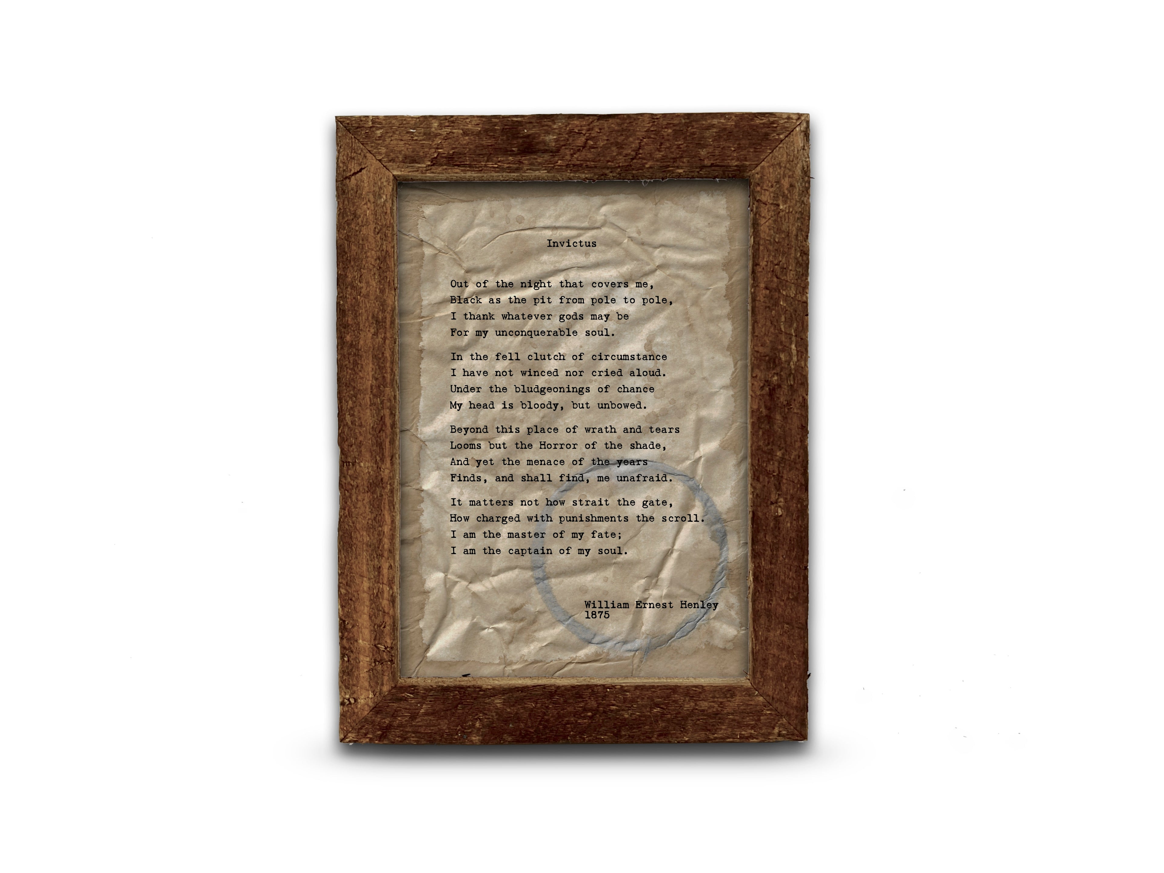 Invictus by William Ernest Henley