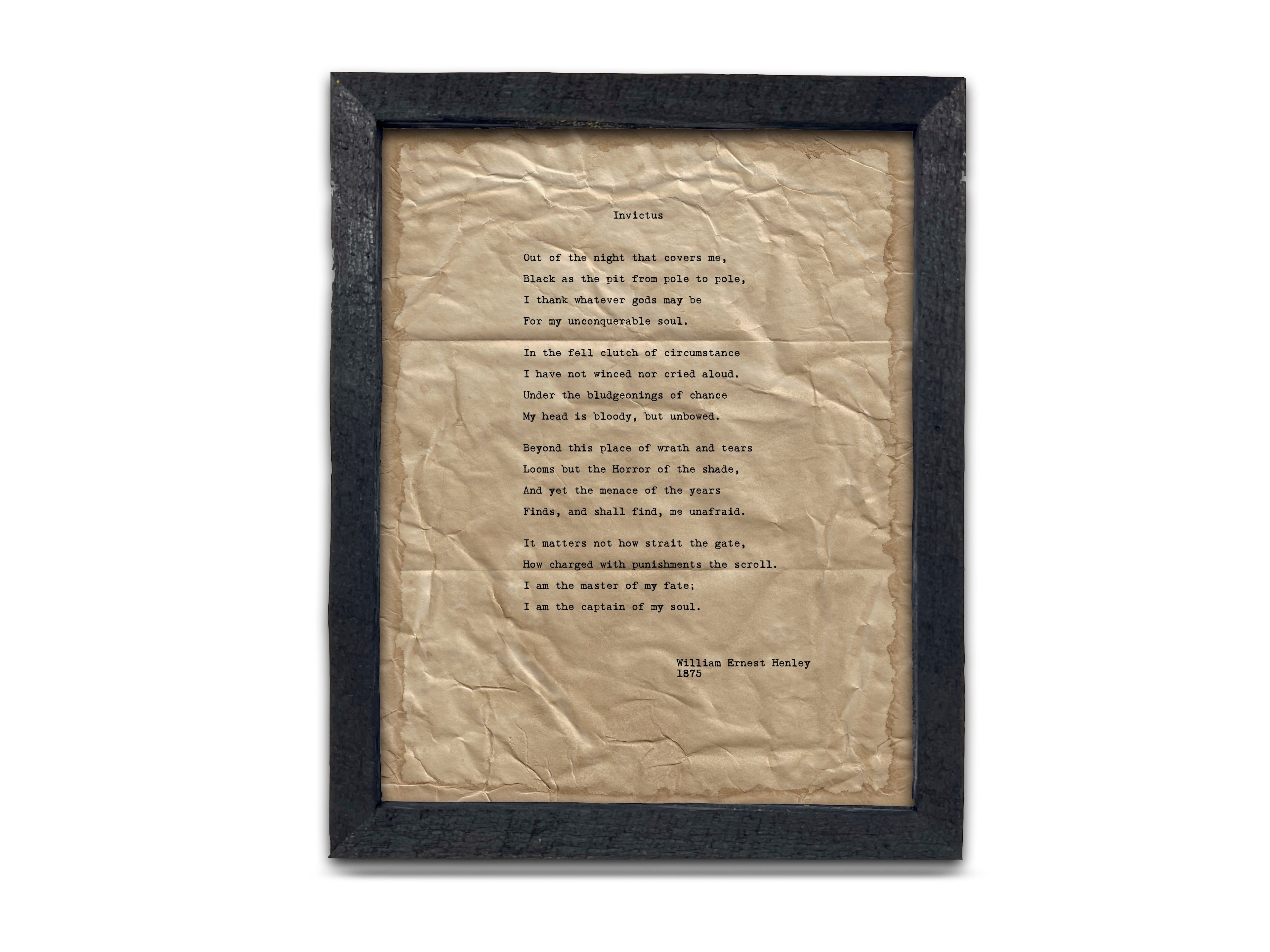 Invictus by William Ernest Henley