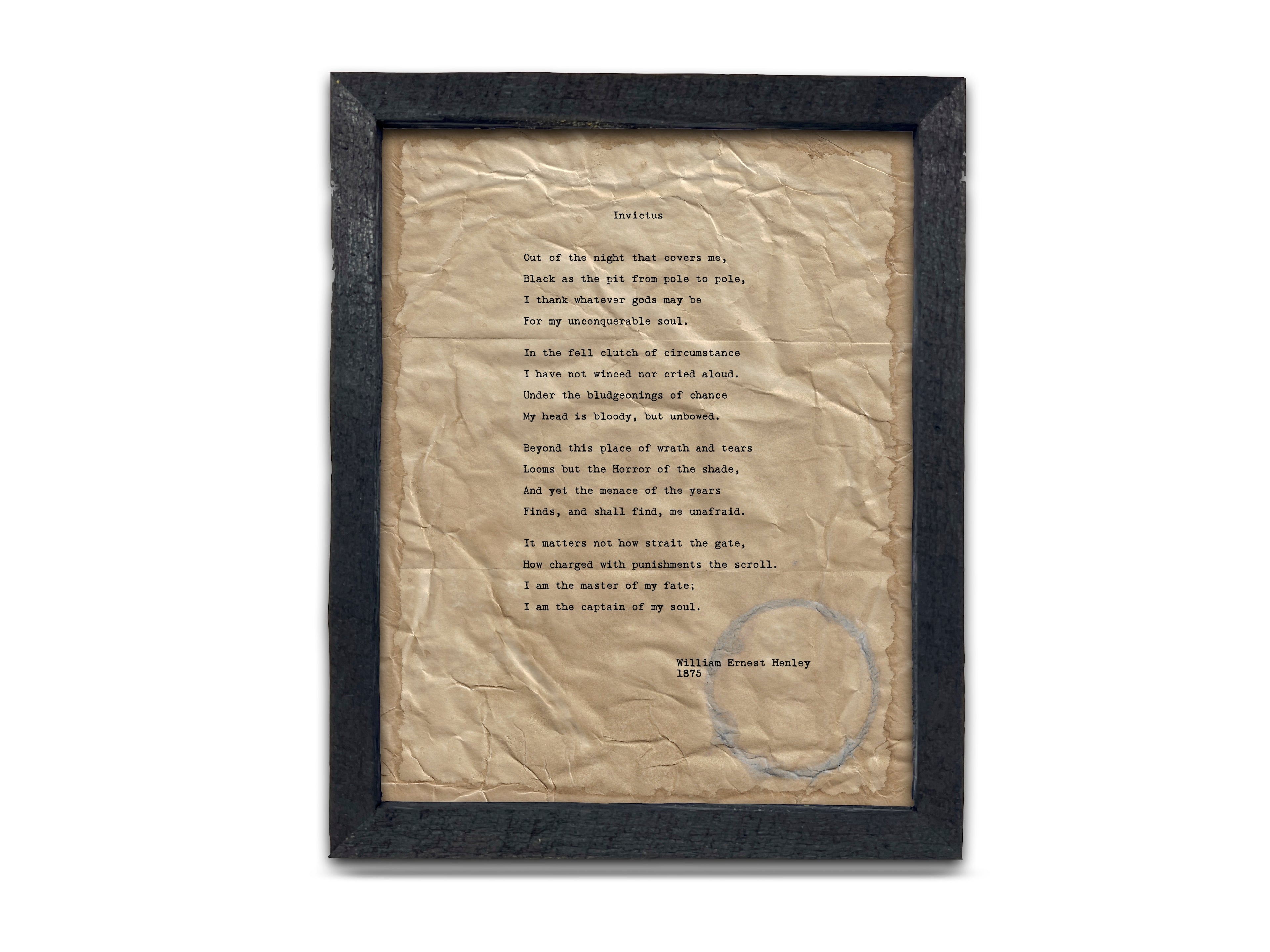 Invictus by William Ernest Henley