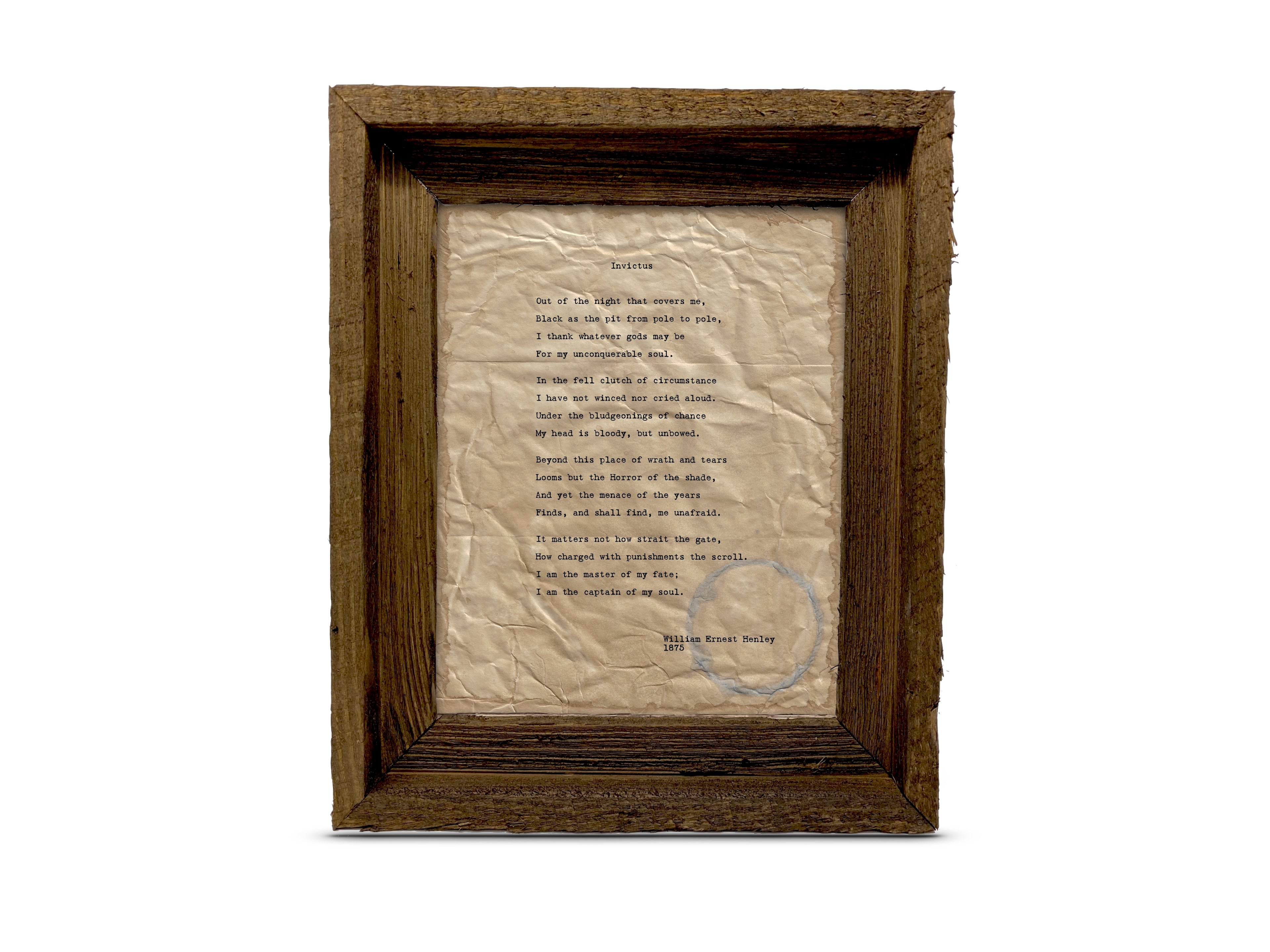 Invictus by William Ernest Henley