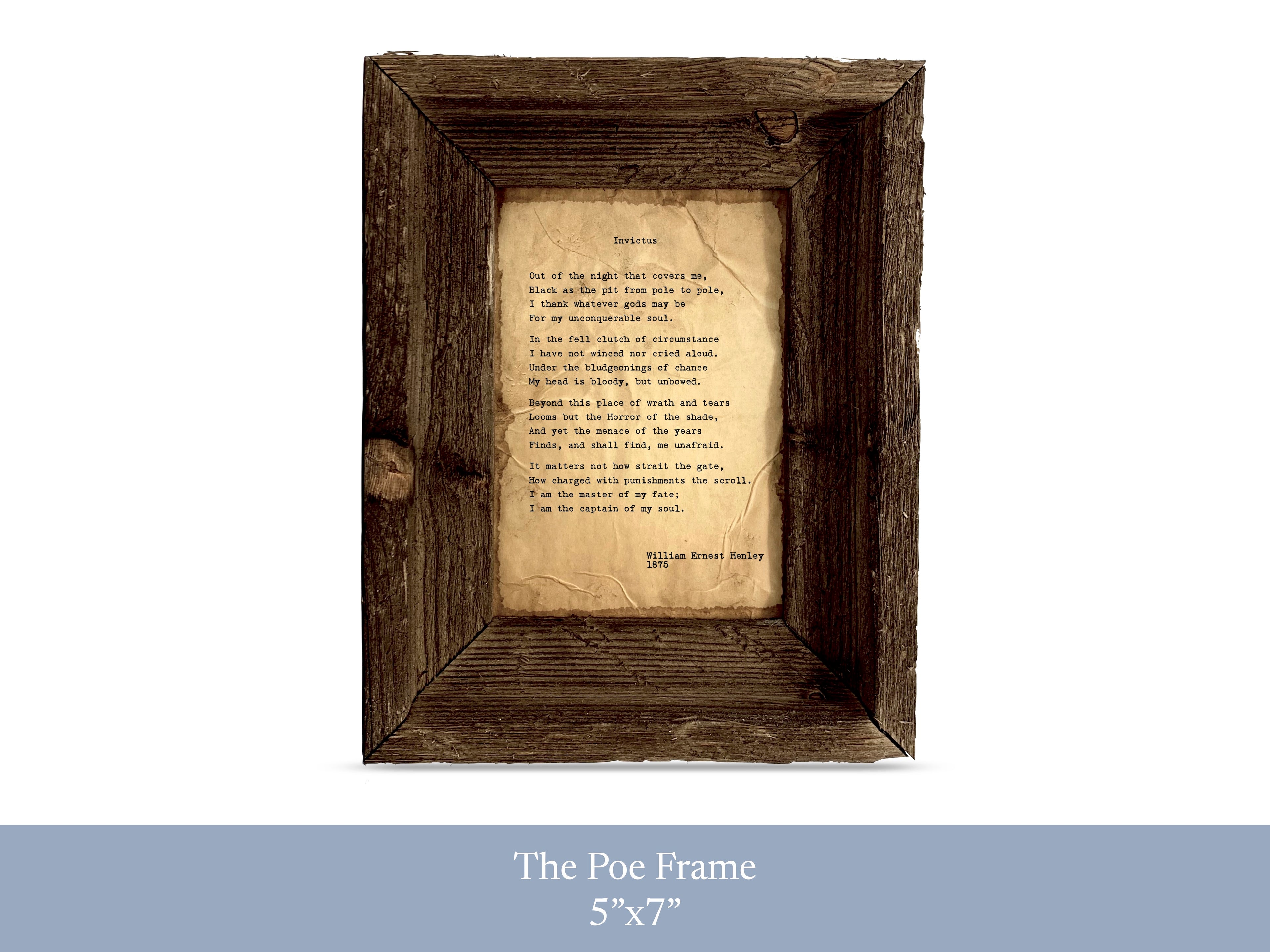 Invictus by William Ernest Henley