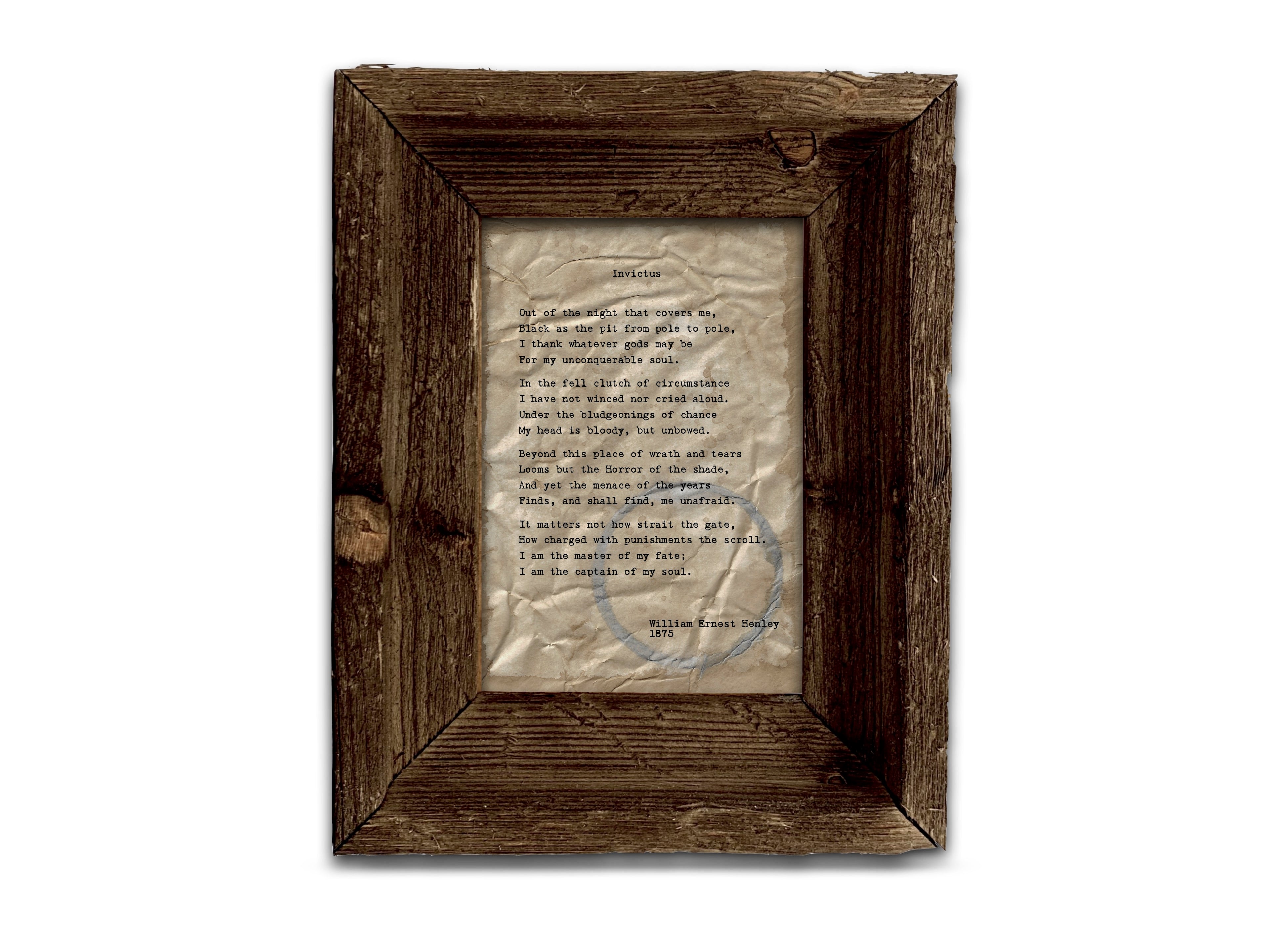 Invictus by William Ernest Henley