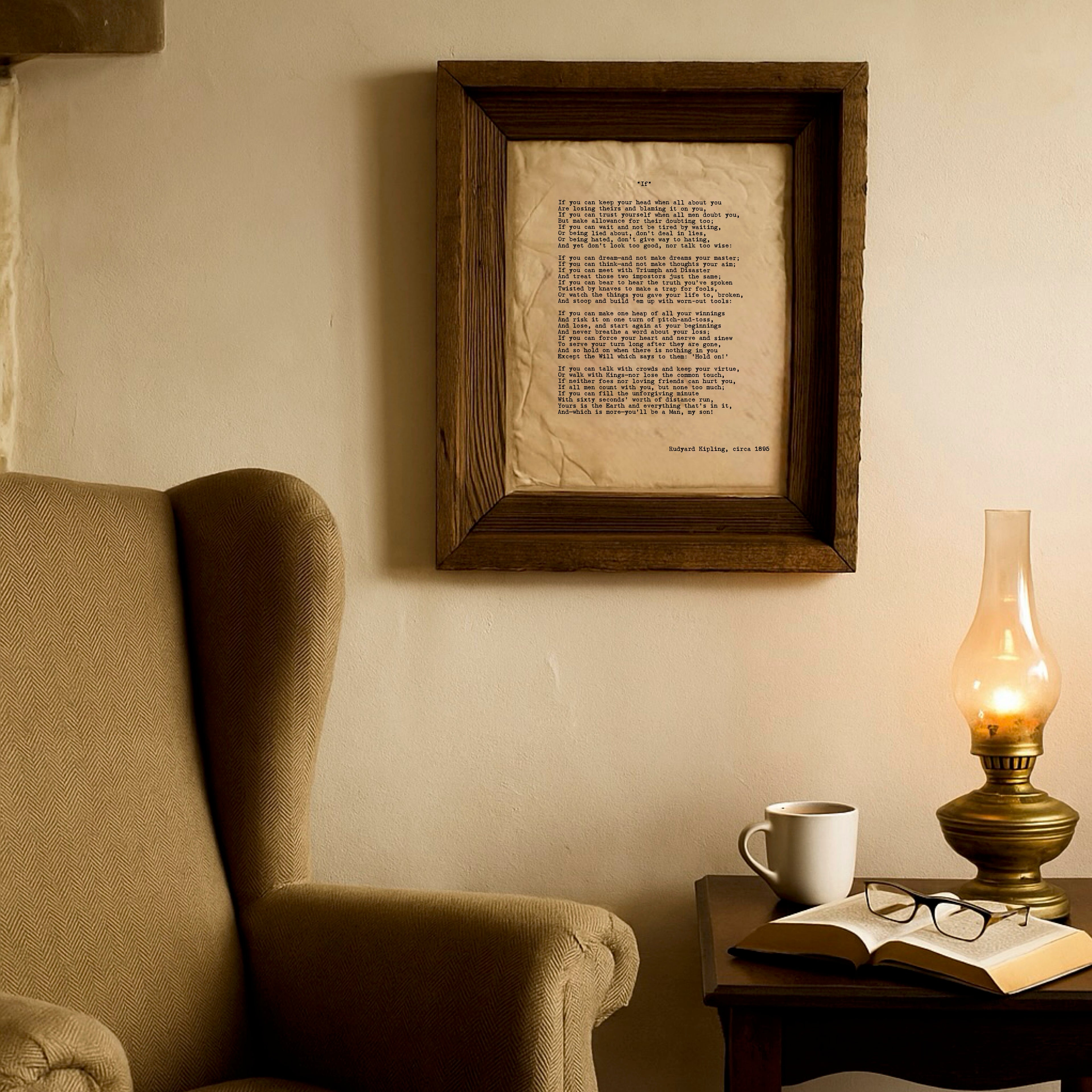 "If" by Rudyard Kipling