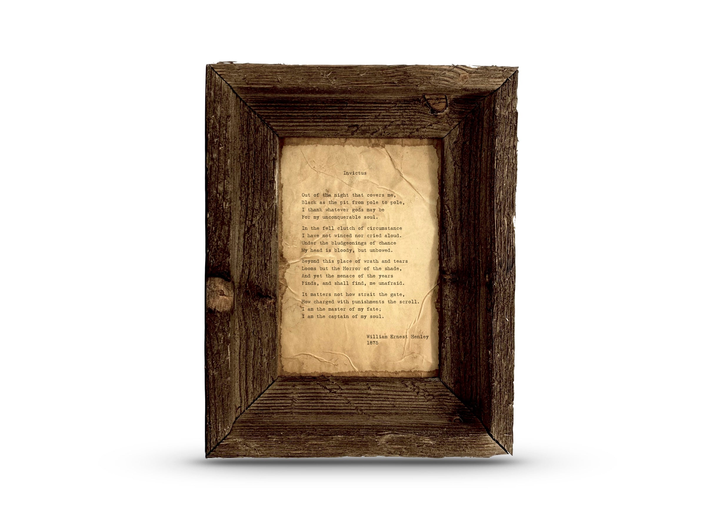 Invictus by William Ernest Henley