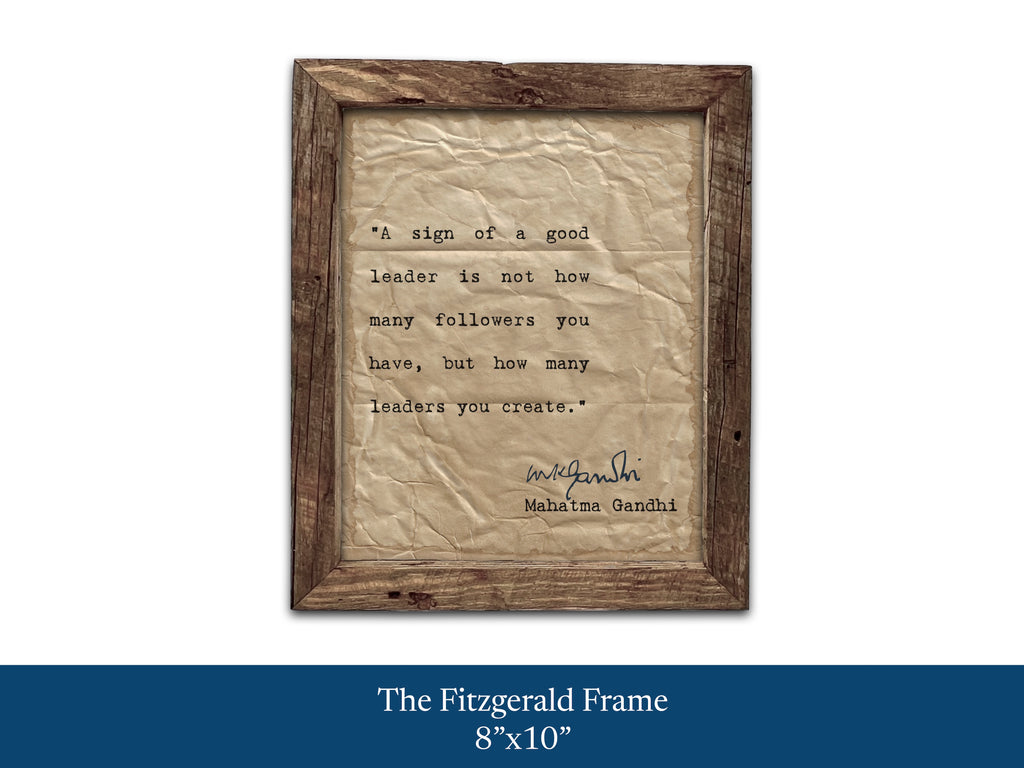 A Sign of a Good Leader Quote by Mahatma Gandhi