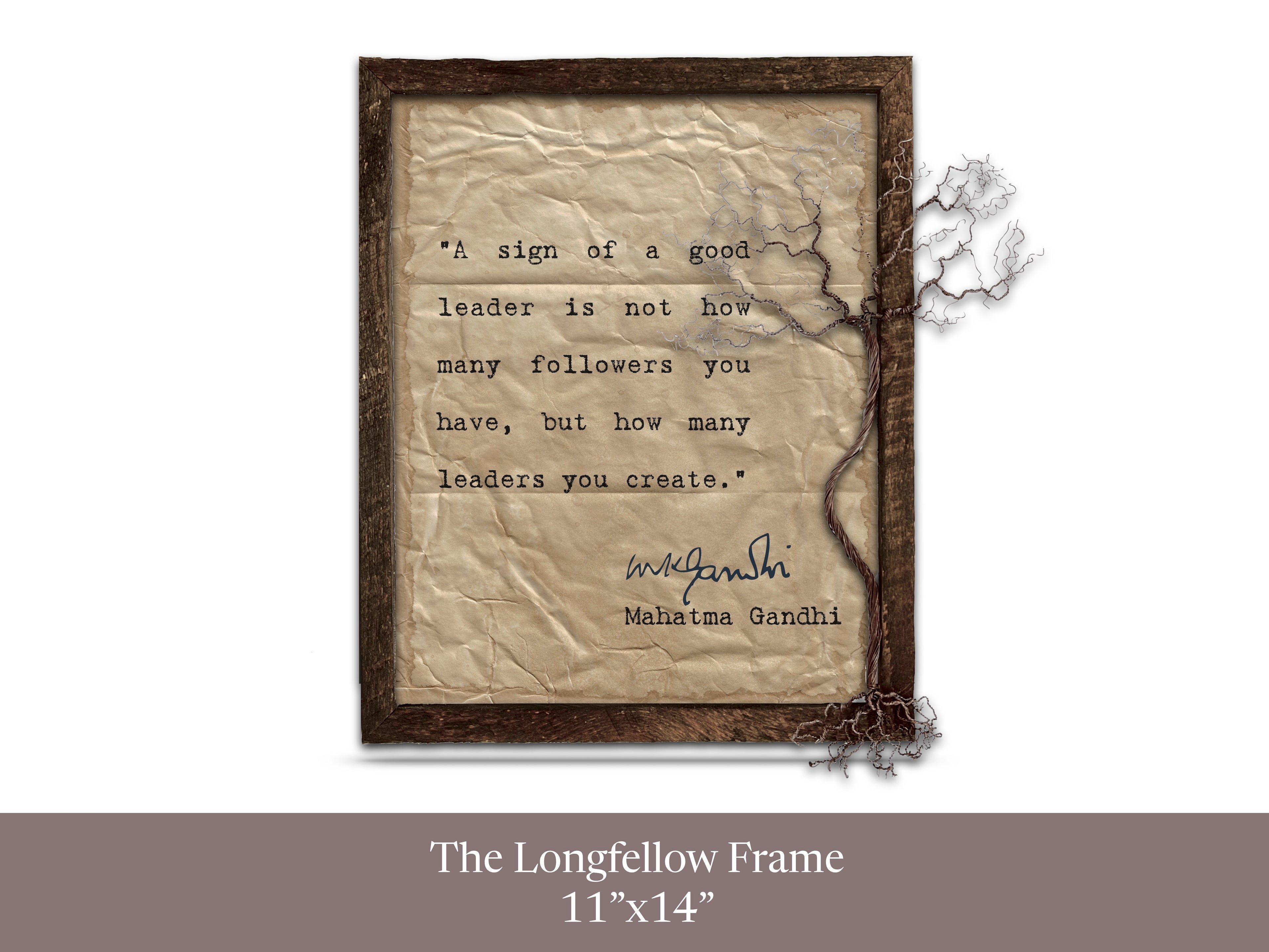 A Sign of a Good Leader Quote by Mahatma Gandhi