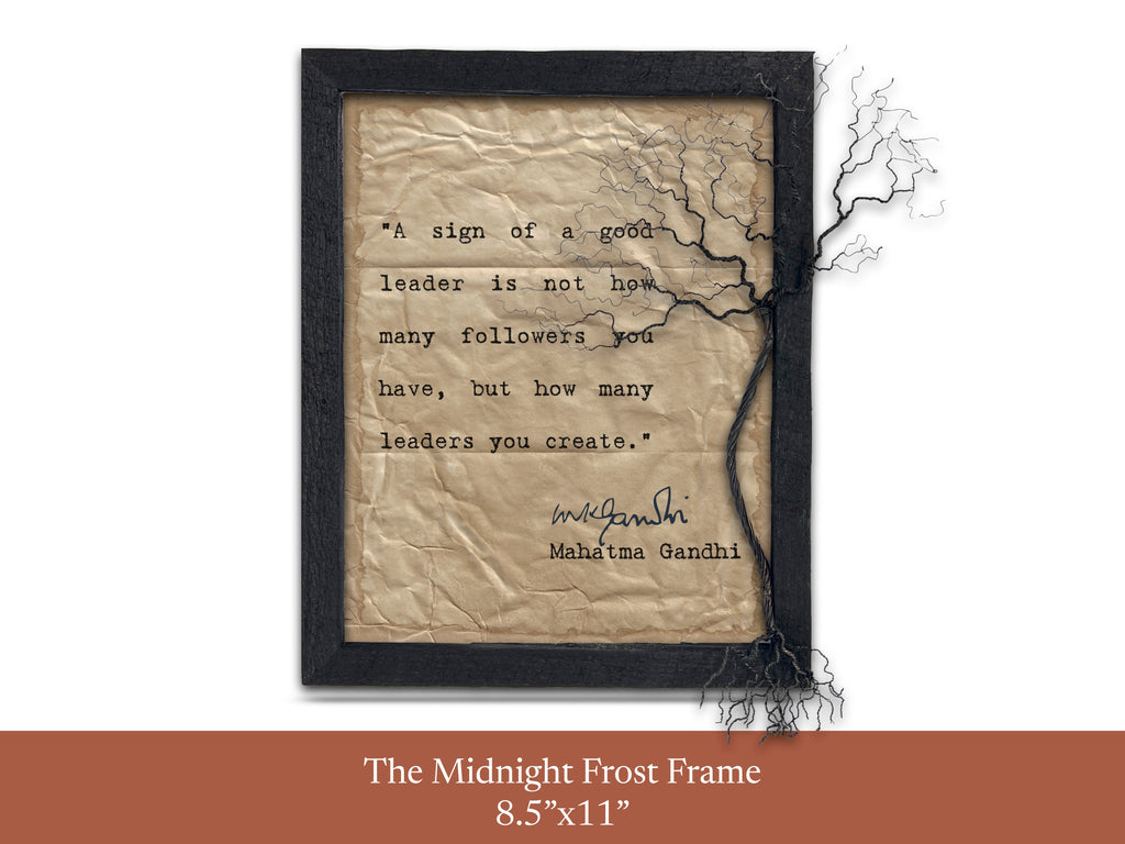 A Sign of a Good Leader Quote by Mahatma Gandhi