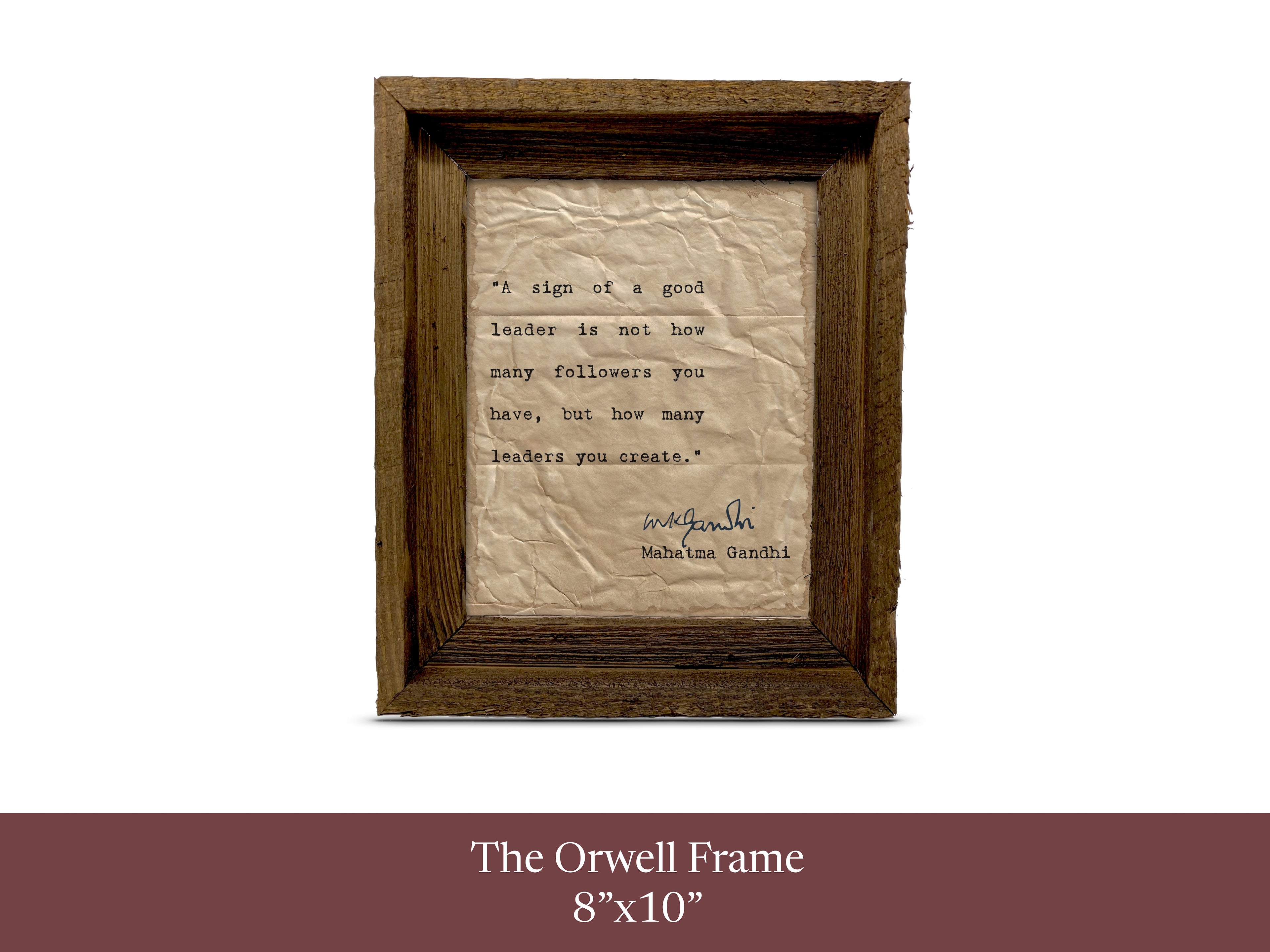 A Sign of a Good Leader Quote by Mahatma Gandhi