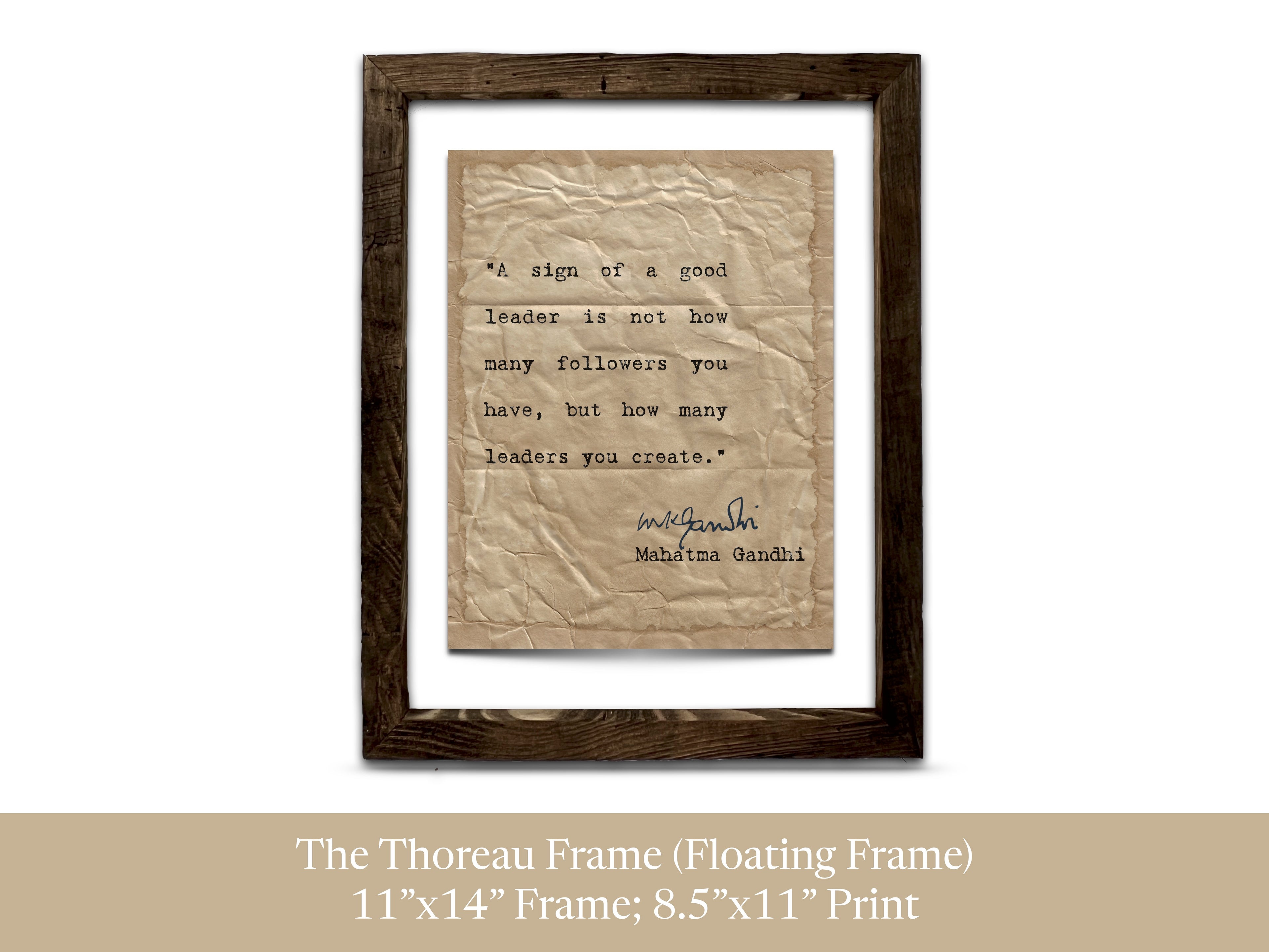 A Sign of a Good Leader Quote by Mahatma Gandhi