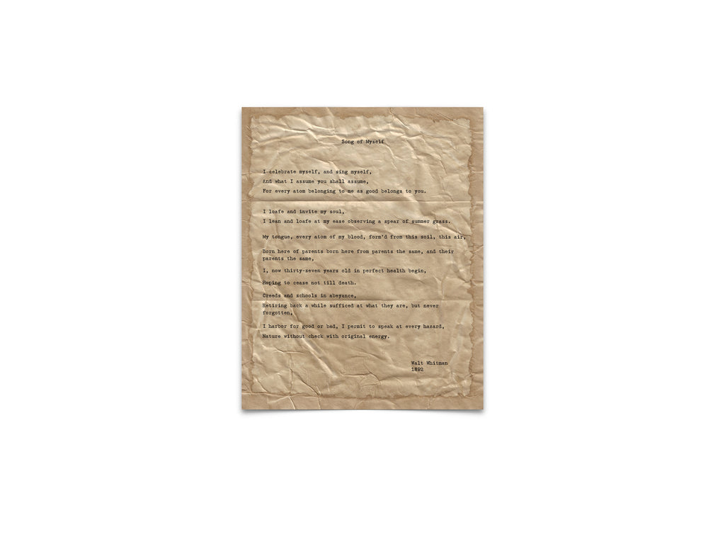 Song of Myself by Walt Whitman