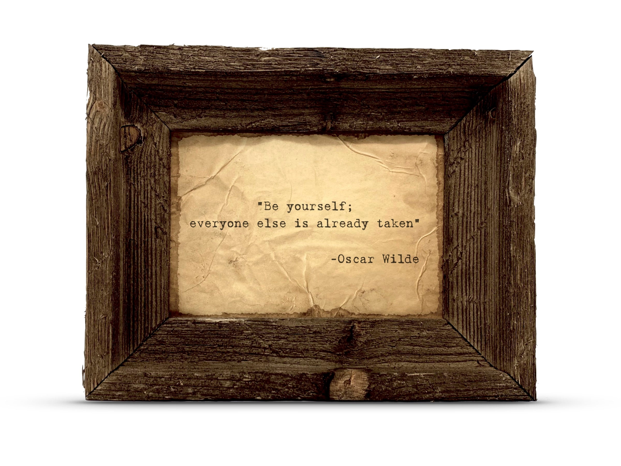 Be Yourself; Everyone Else is Already Taken Quote by Oscar Wilde