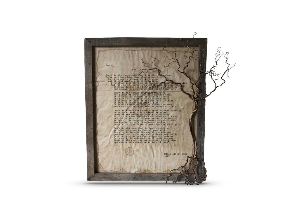 Can’t by Edgar Albert Guest