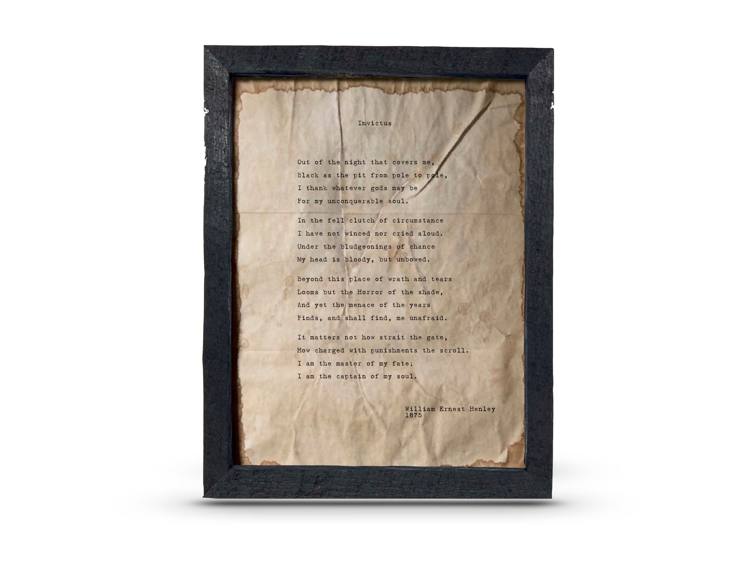 Invictus by William Ernest Henley