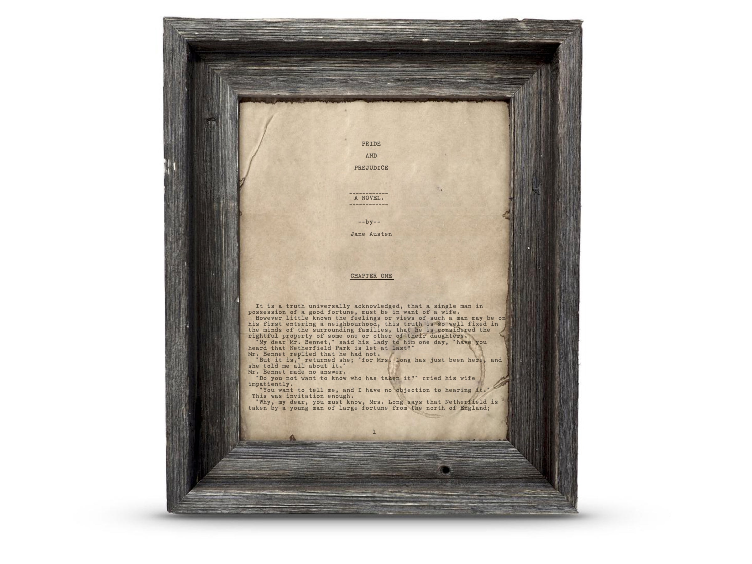 Pride and Prejudice by Jane Austen
