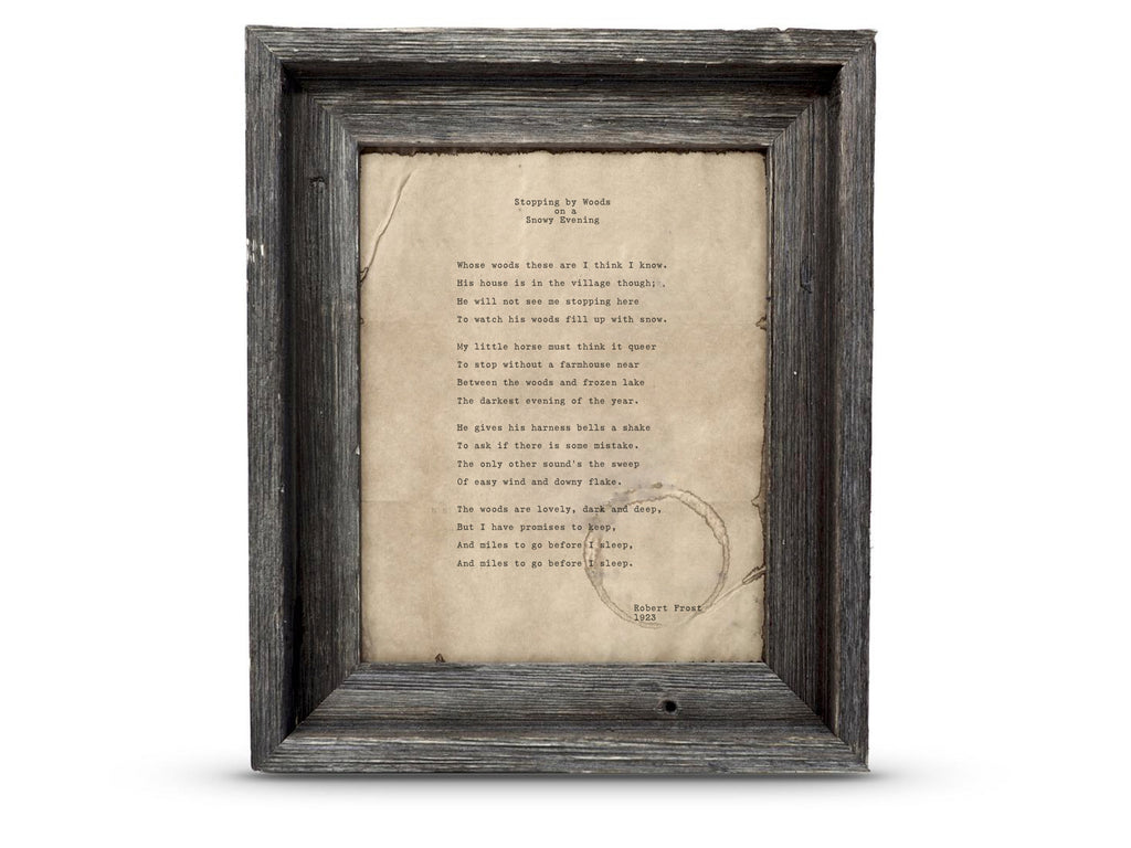Stopping by Woods on a Snowy Evening by Robert Frost