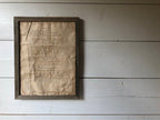 Alone by Edgar Allan Poe. Framed poem print. Typewritten. 