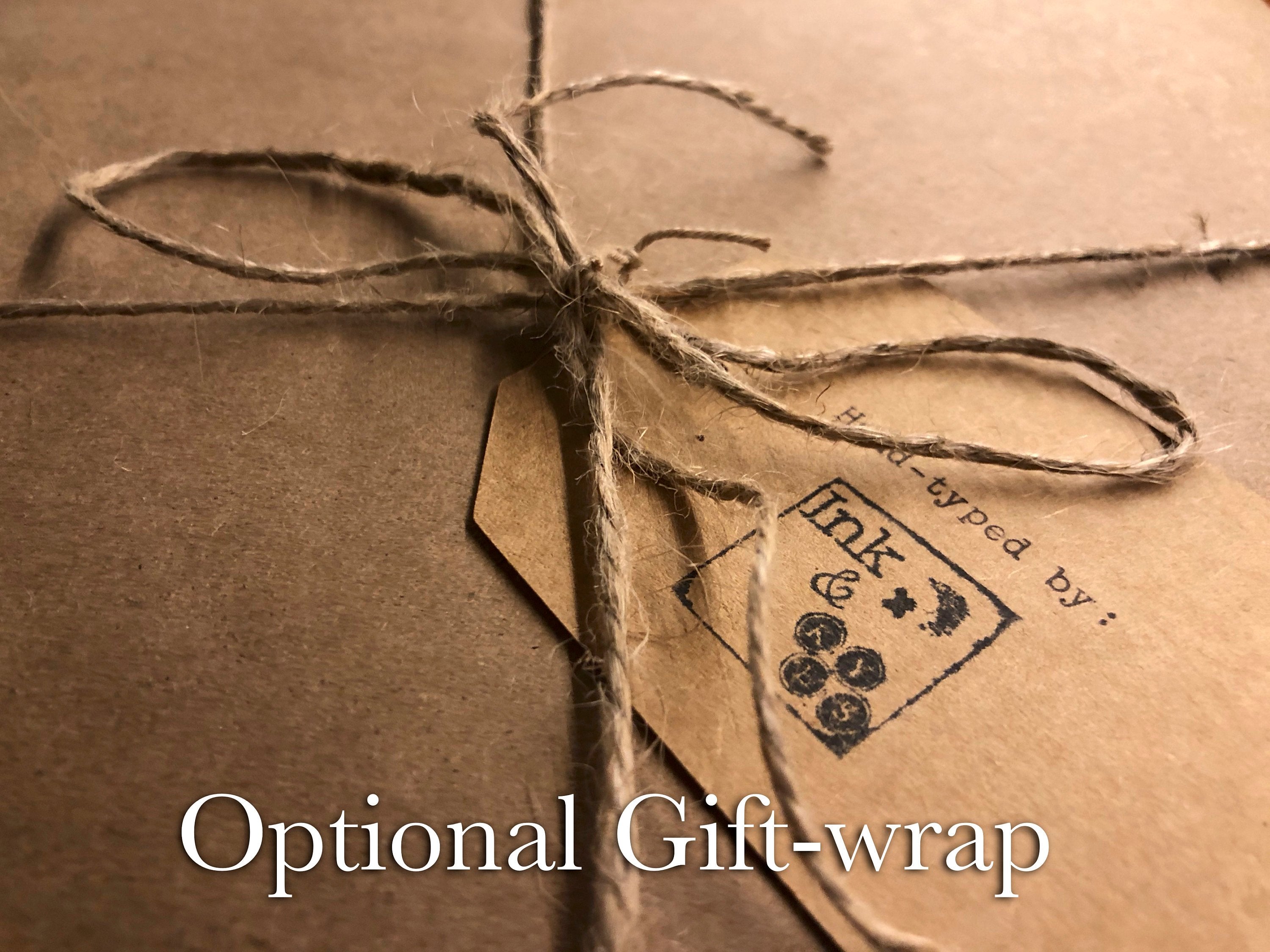 Ink & Keys Gift Wrap
